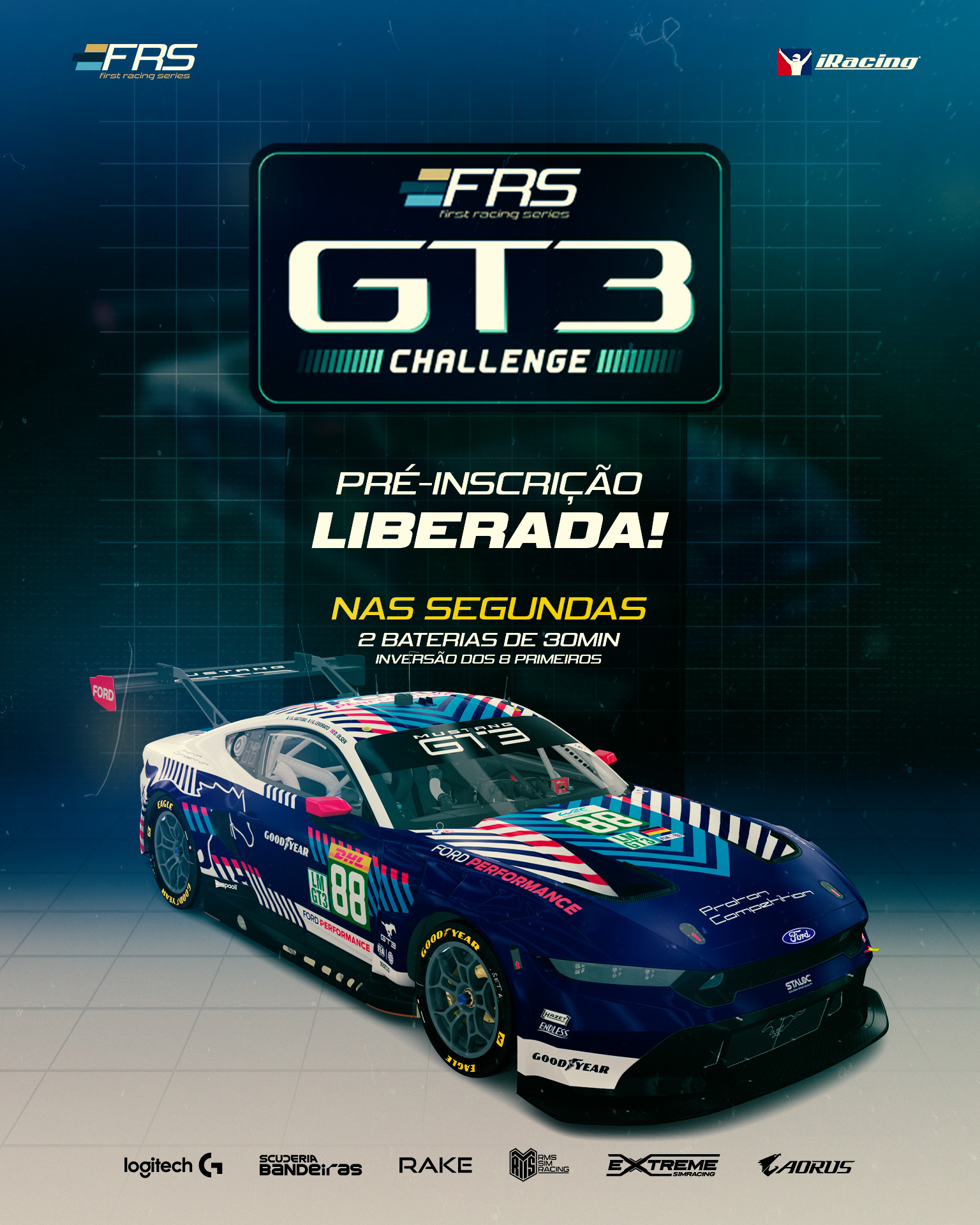 PRÉ INSCRIÇÃO - GT3